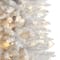 6ft. Pre-Lit White Artificial Christmas Tree, Warm White LED Lights